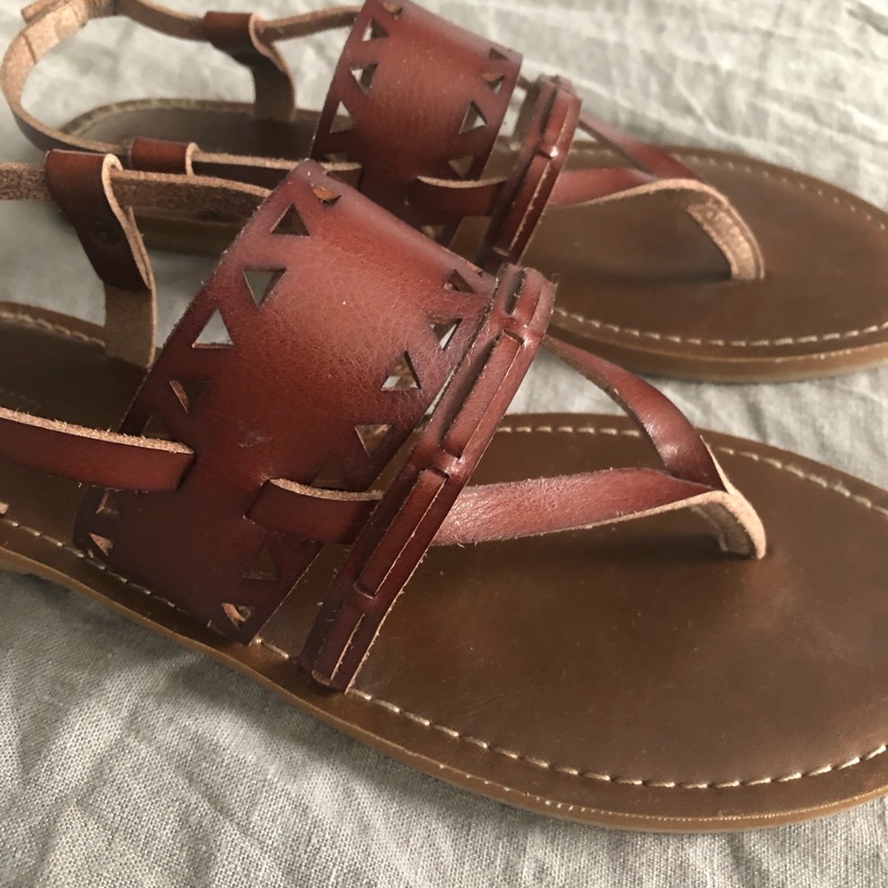 Dark brown sandals